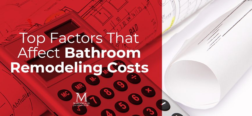 What Will Affect Bathroom Remodeling Costs