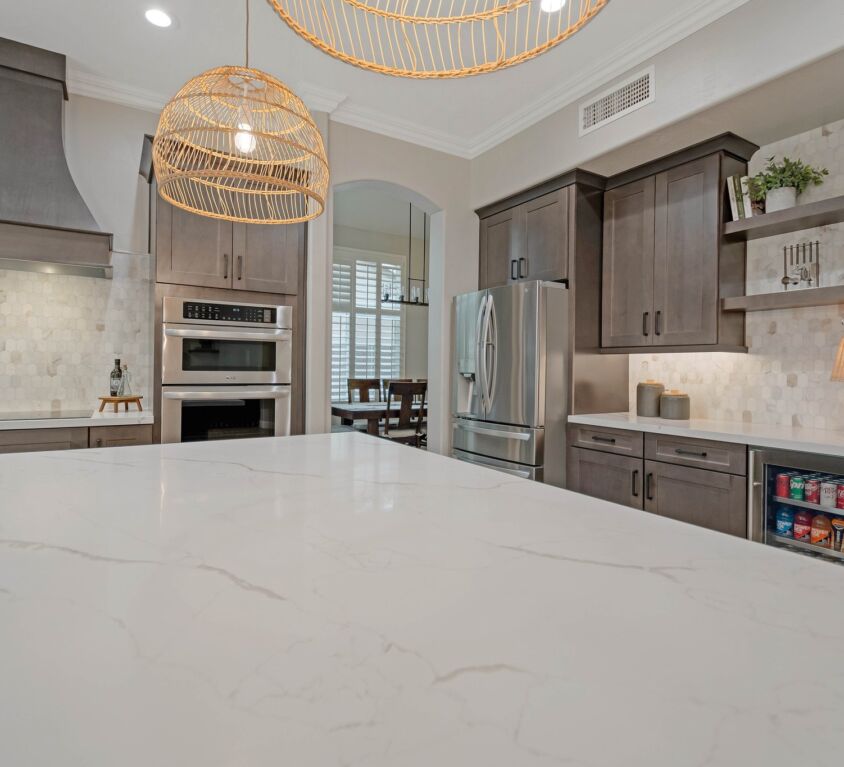 Transitional Kitchen & Fireplace in Phoenix, AZ